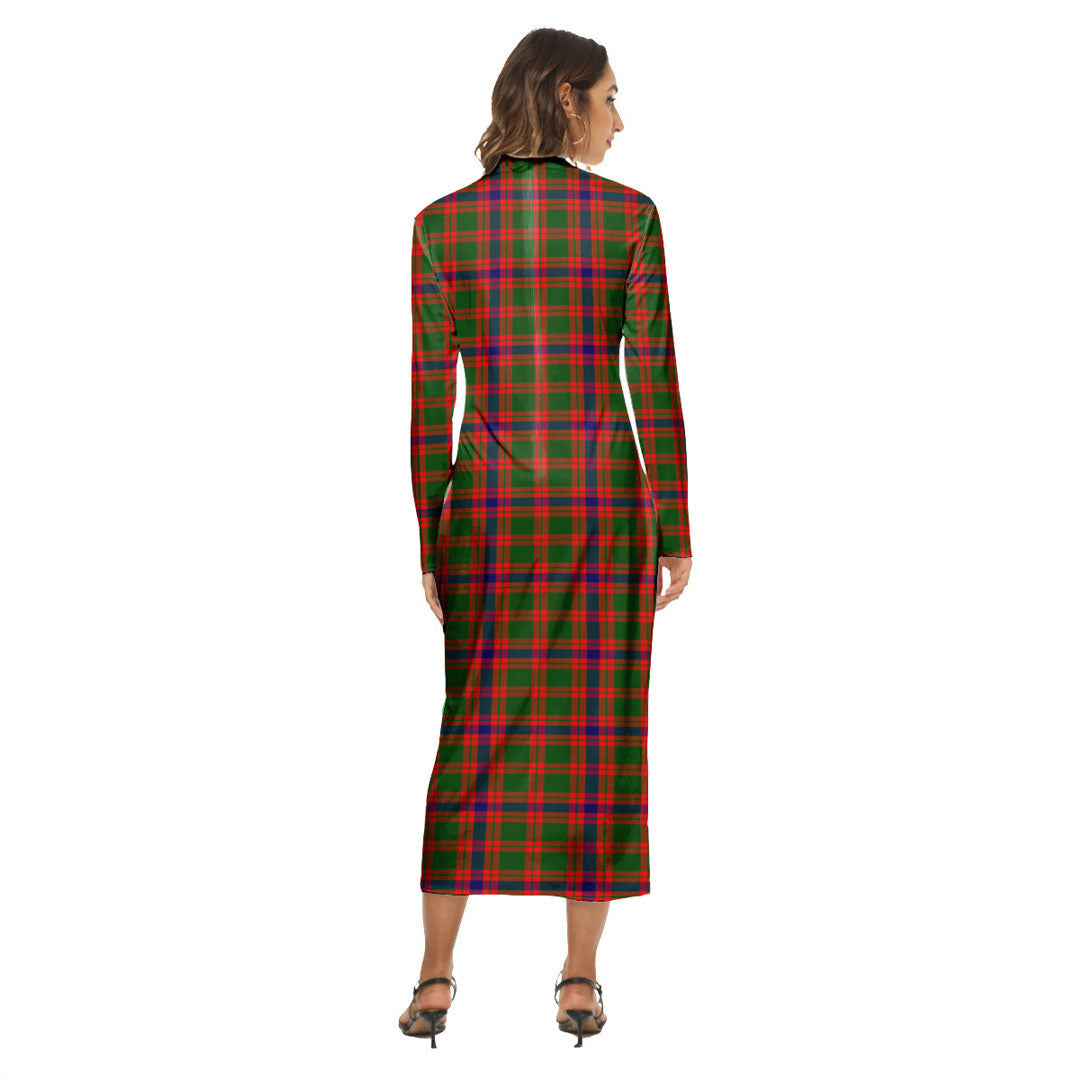 Skene Modern Tartan Crest Women's Hip Dress