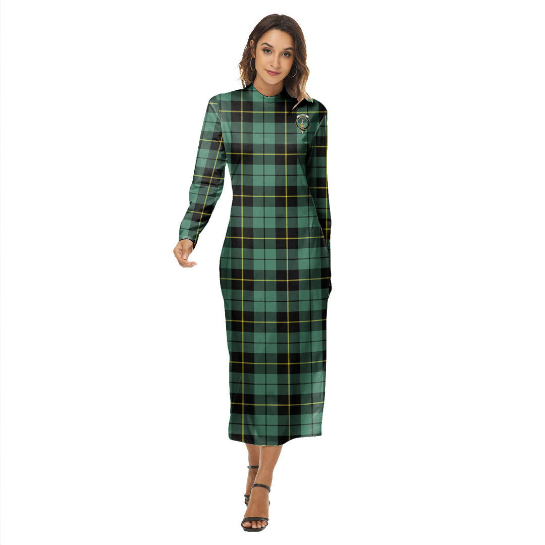 Wallace Hunting Ancient Tartan Crest Women's Hip Dress