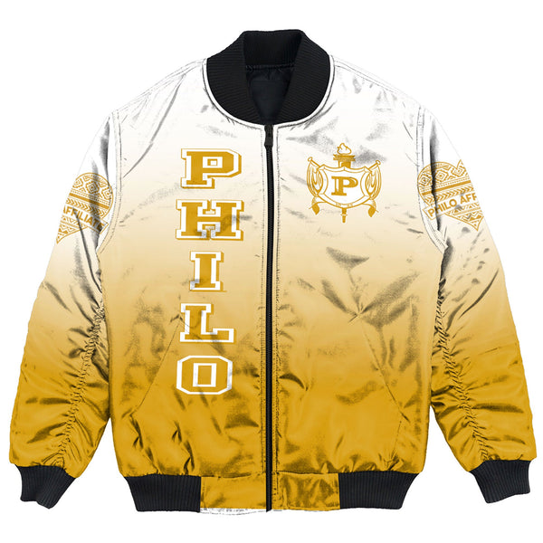 Sigma Gamma Rho Philo Affiliates Gradient Bomber Jackets