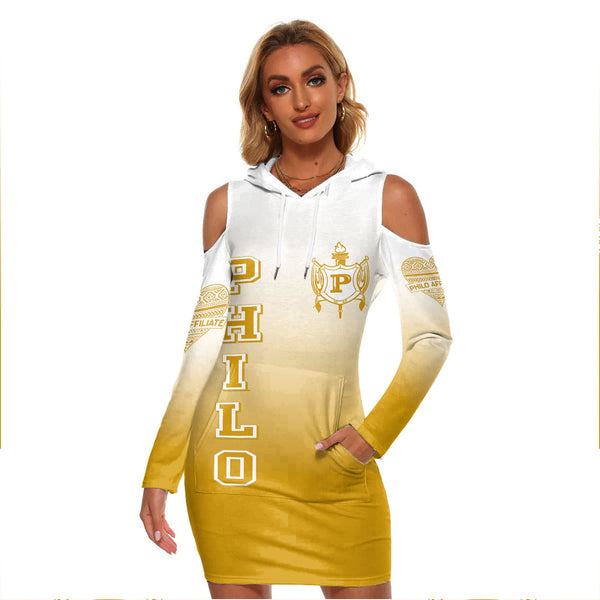 Sigma Gamma Rho Philo Affiliates Gradient Women's Tight Dress