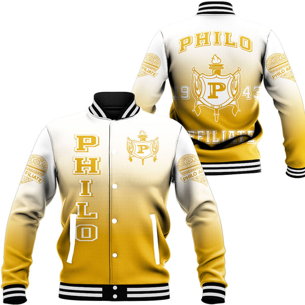 Sigma Gamma Rho Philo Affiliates Gradient Baseball Jackets