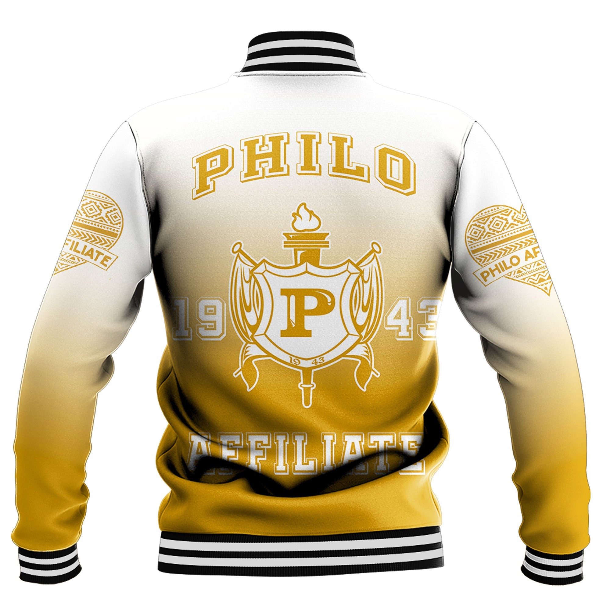 Sigma Gamma Rho Philo Affiliates Gradient Baseball Jackets