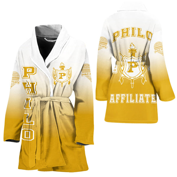 Sigma Gamma Rho Philo Affiliates Gradient Bath Robe