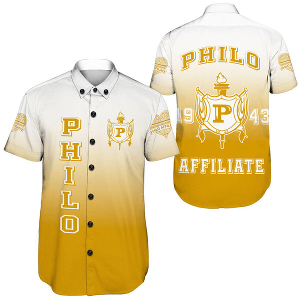 Sigma Gamma Rho Philo Affiliates Gradient Short Sleeve Shirt