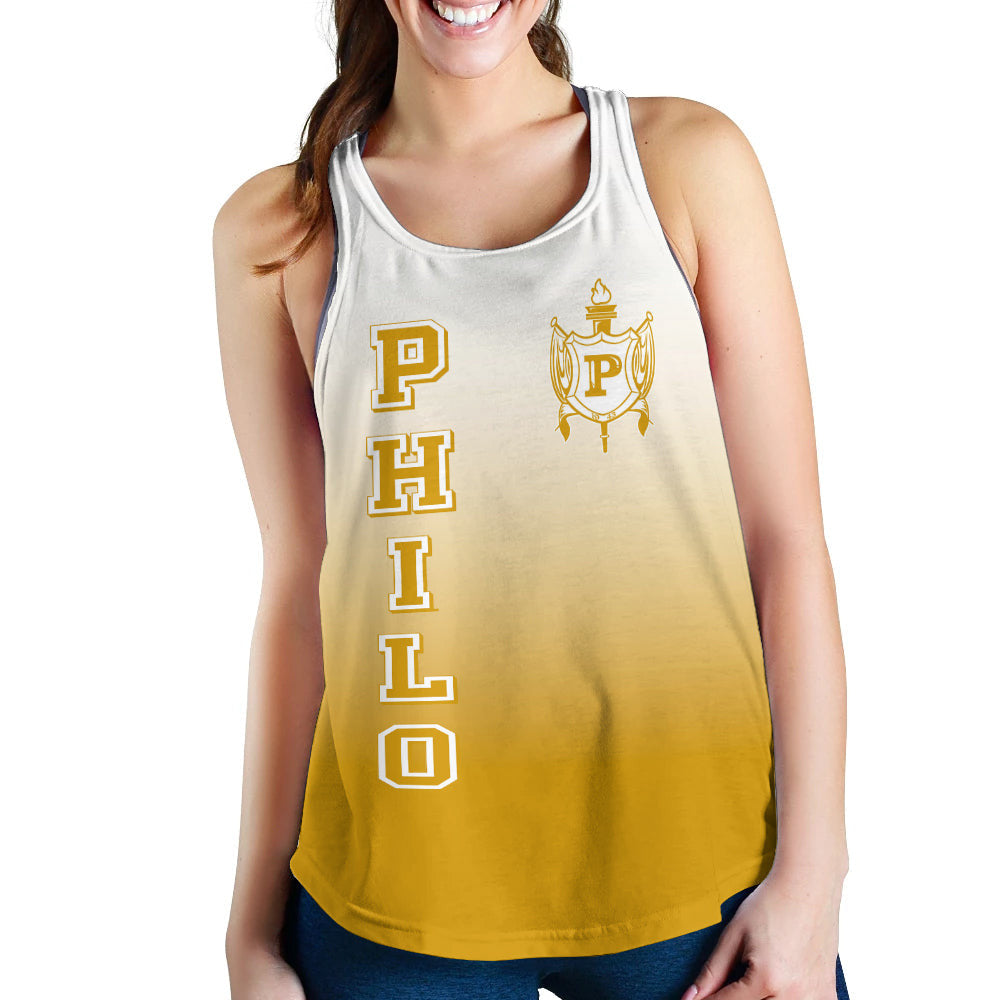 Sigma Gamma Rho Philo Affiliates Gradient Racerback Tank