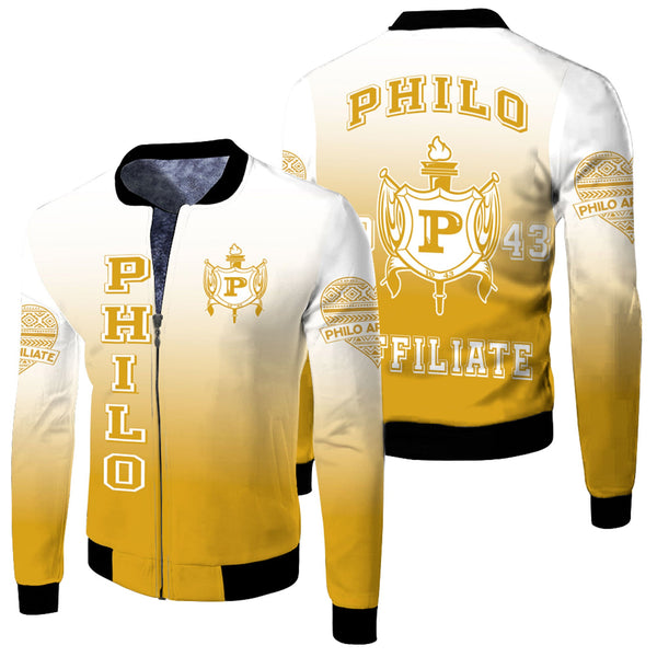 Sigma Gamma Rho Philo Affiliates Gradient Fleece Winter Jacket