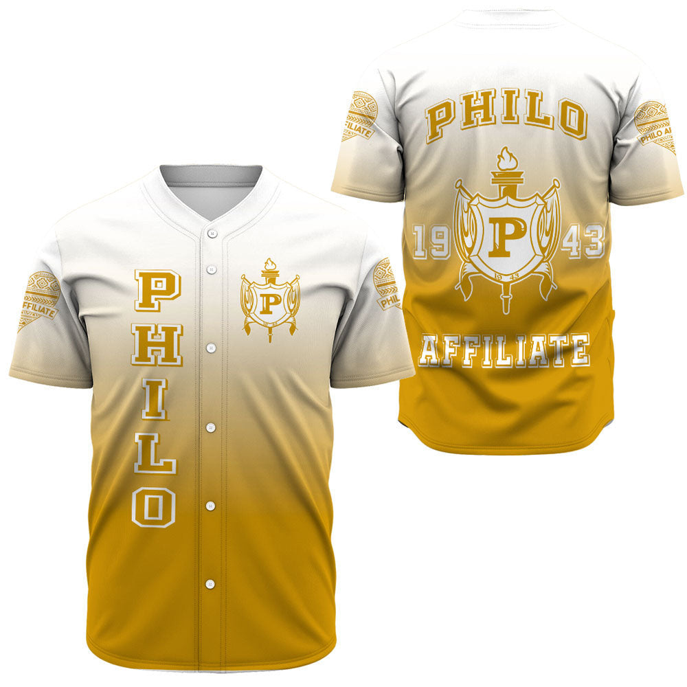 Sigma Gamma Rho Philo Affiliates Gradient Baseball Jerseys