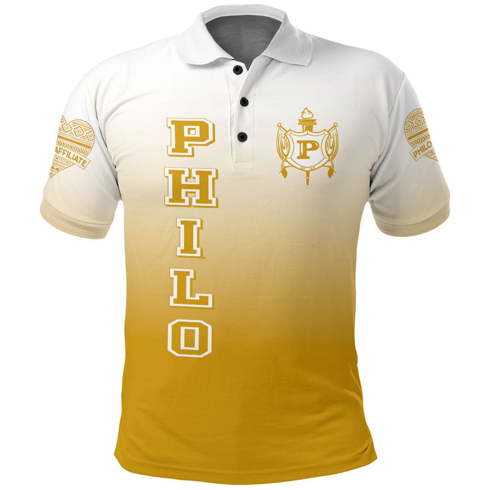 Sigma Gamma Rho Philo Affiliates Gradient Polo Shirts