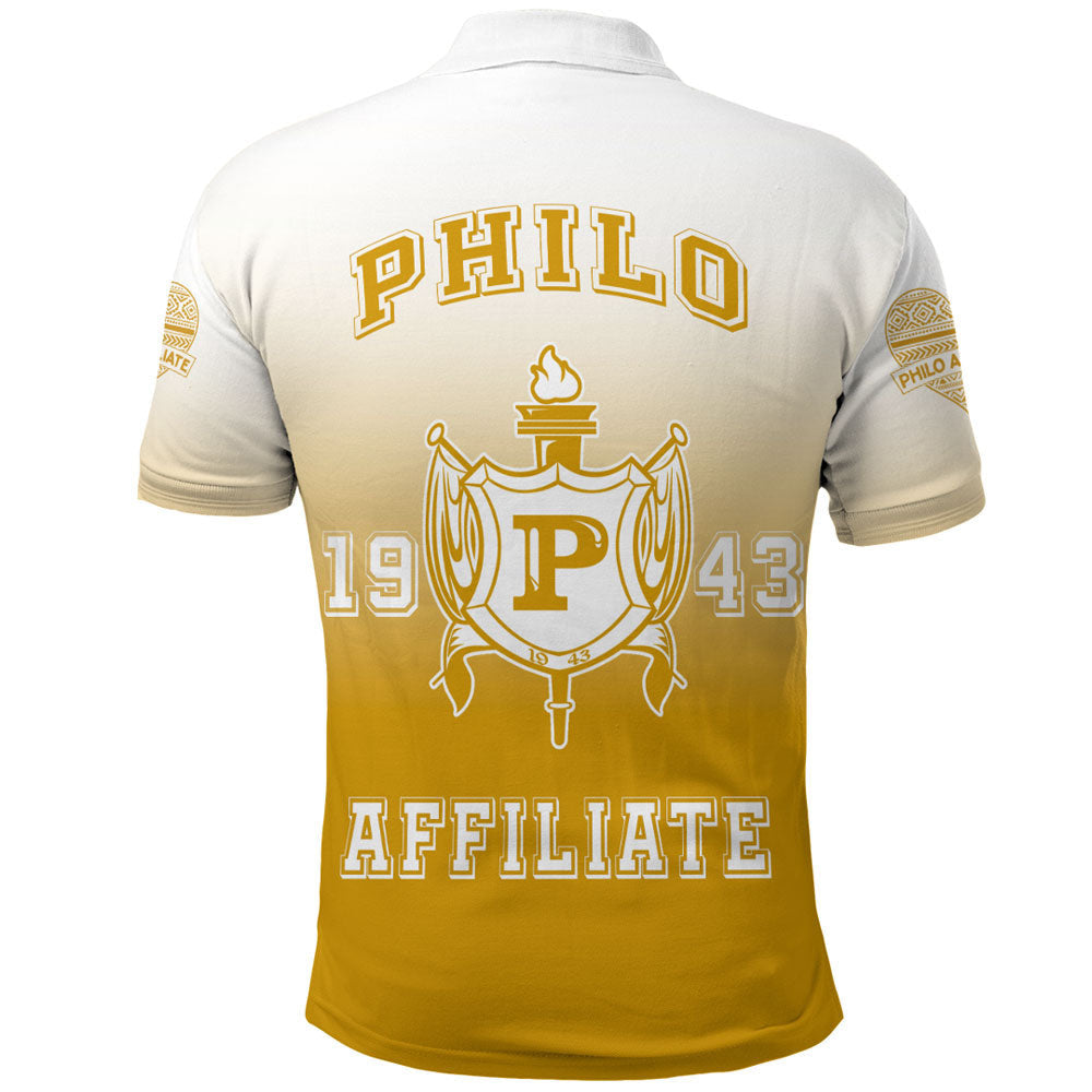 Sigma Gamma Rho Philo Affiliates Gradient Polo Shirts