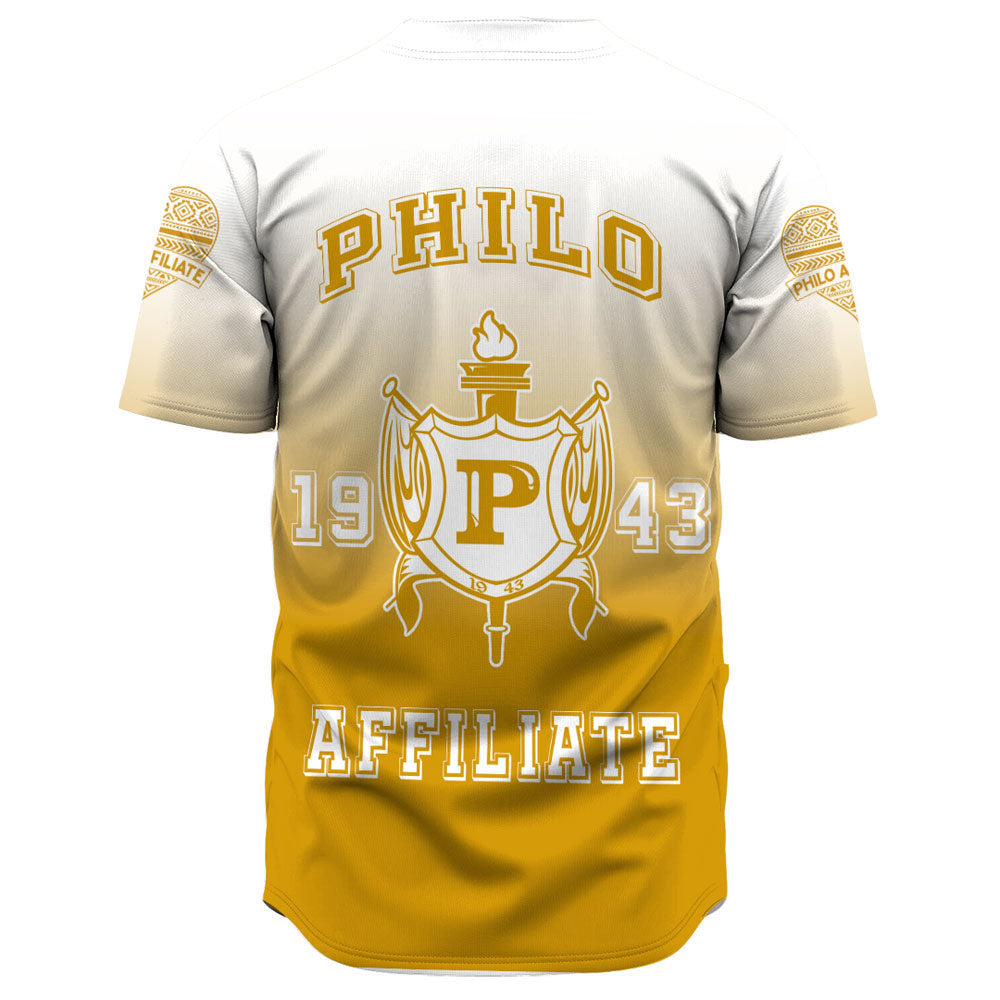 Sigma Gamma Rho Philo Affiliates Gradient Baseball Jerseys