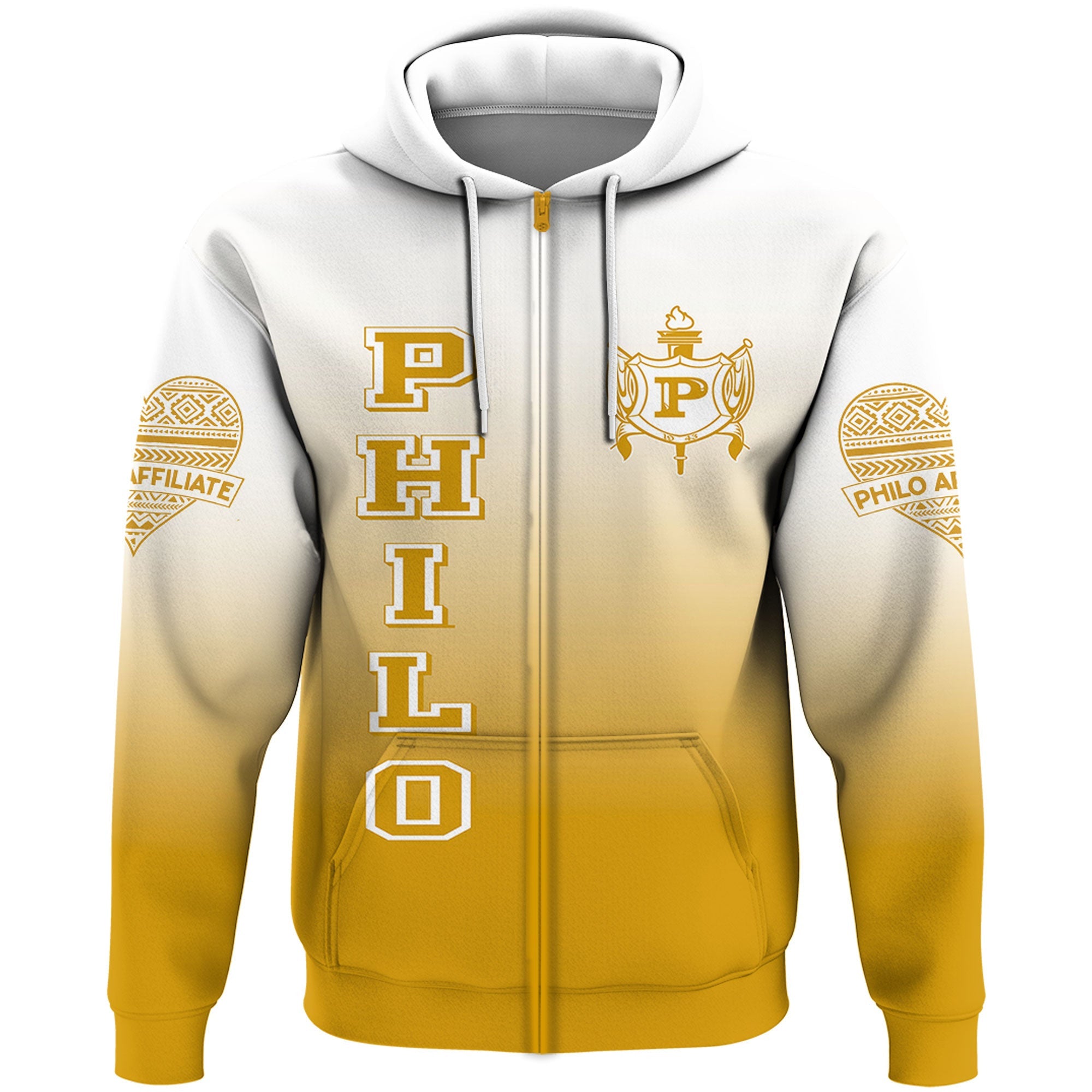 Sigma Gamma Rho Philo Affiliates Gradient Zip Hoodie