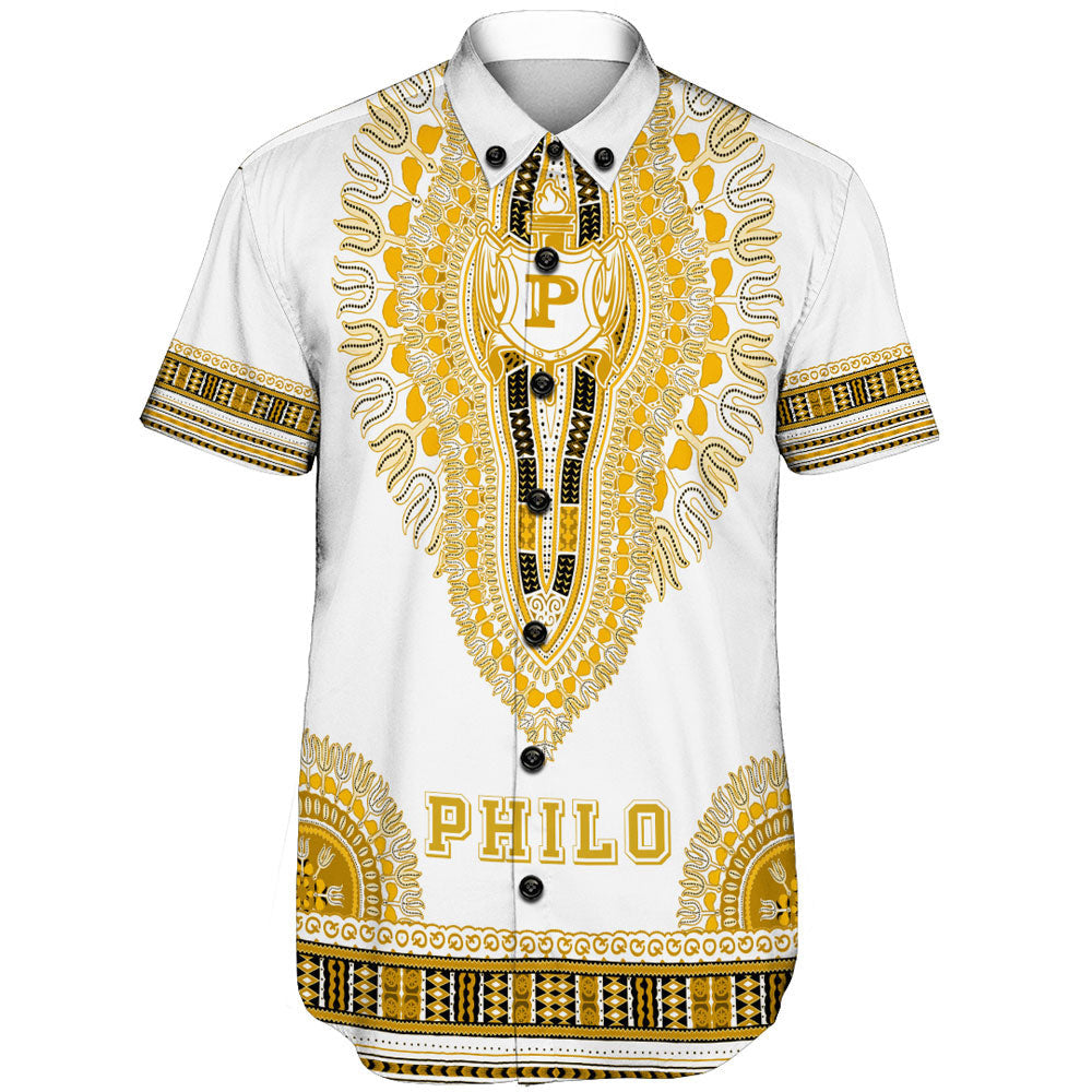 Sigma Gamma Rho Philo Affiliates Dashiki Short Sleeve Shirt