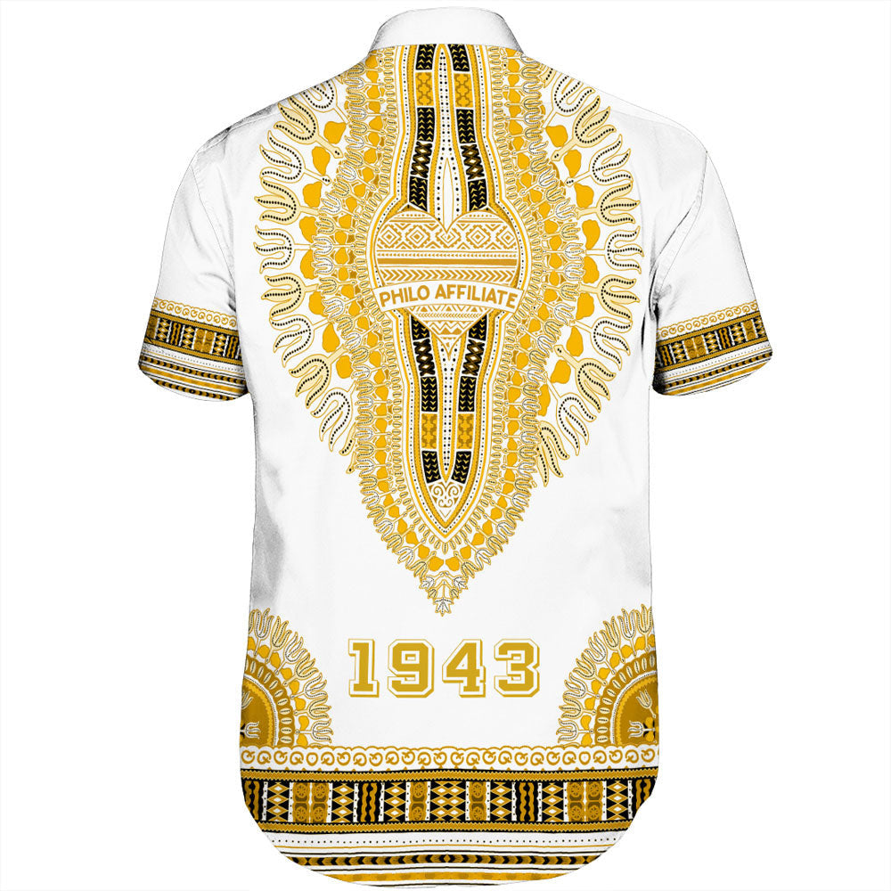 Sigma Gamma Rho Philo Affiliates Dashiki Short Sleeve Shirt