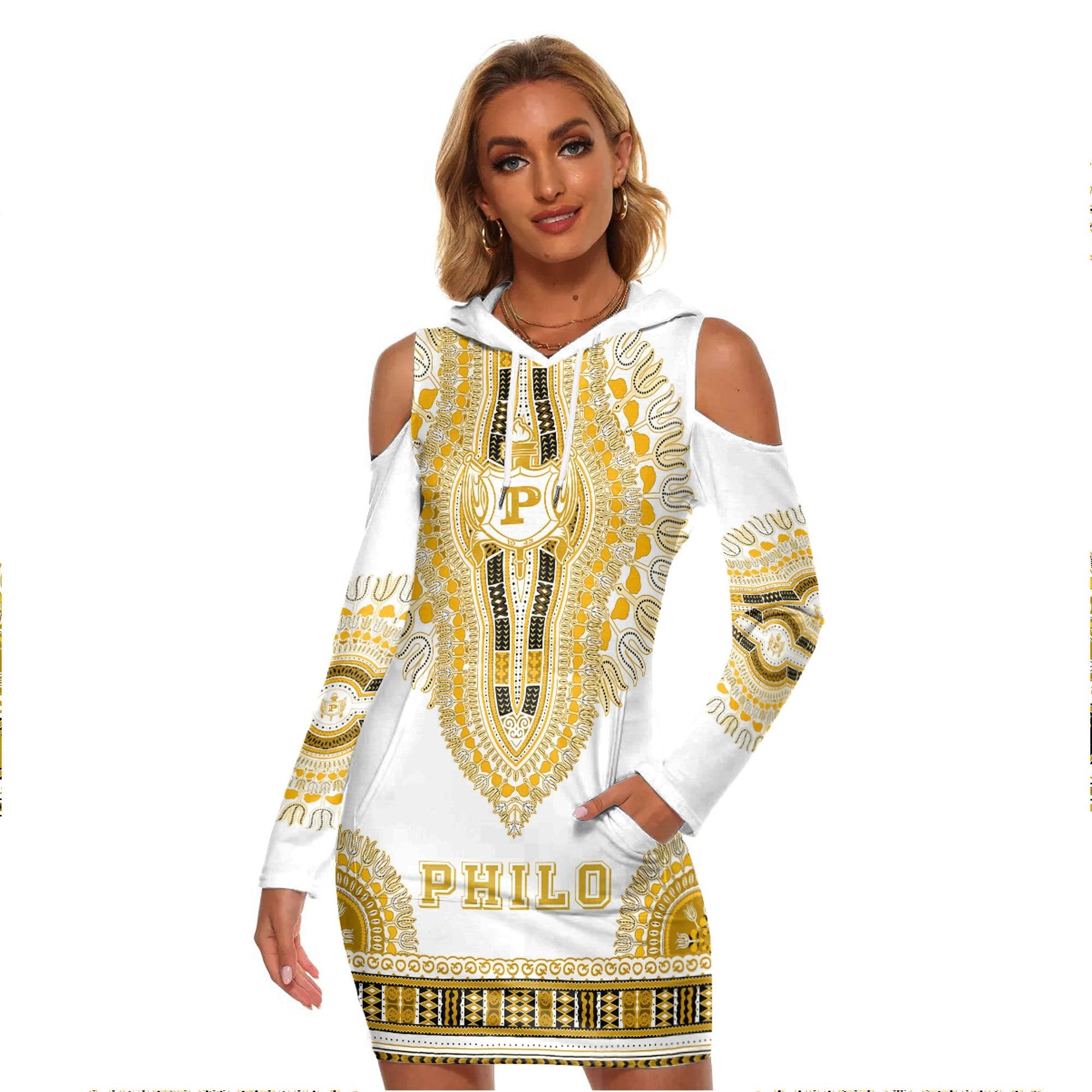 Sigma Gamma Rho Philo Affiliates Dashiki Women's Tight Dress