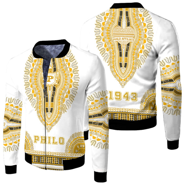 Sigma Gamma Rho Philo Affiliates Dashiki Fleece Winter Jacket