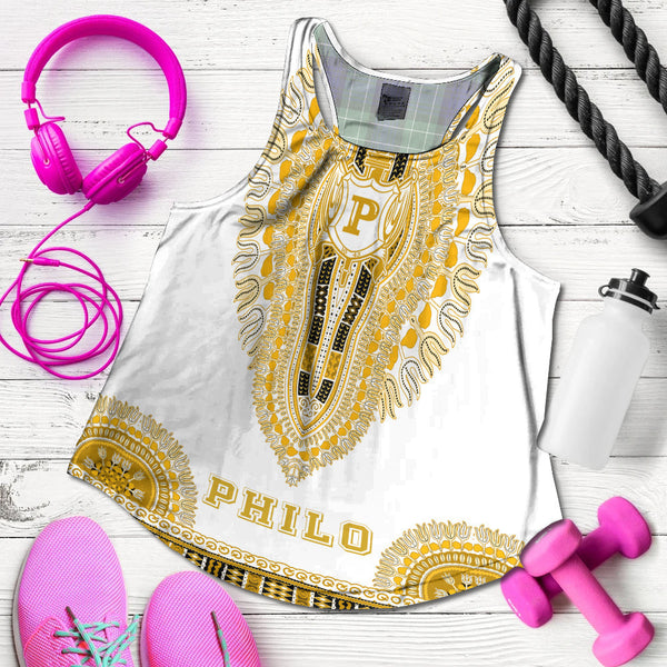 Sigma Gamma Rho Philo Affiliates Dashiki Racerback Tank