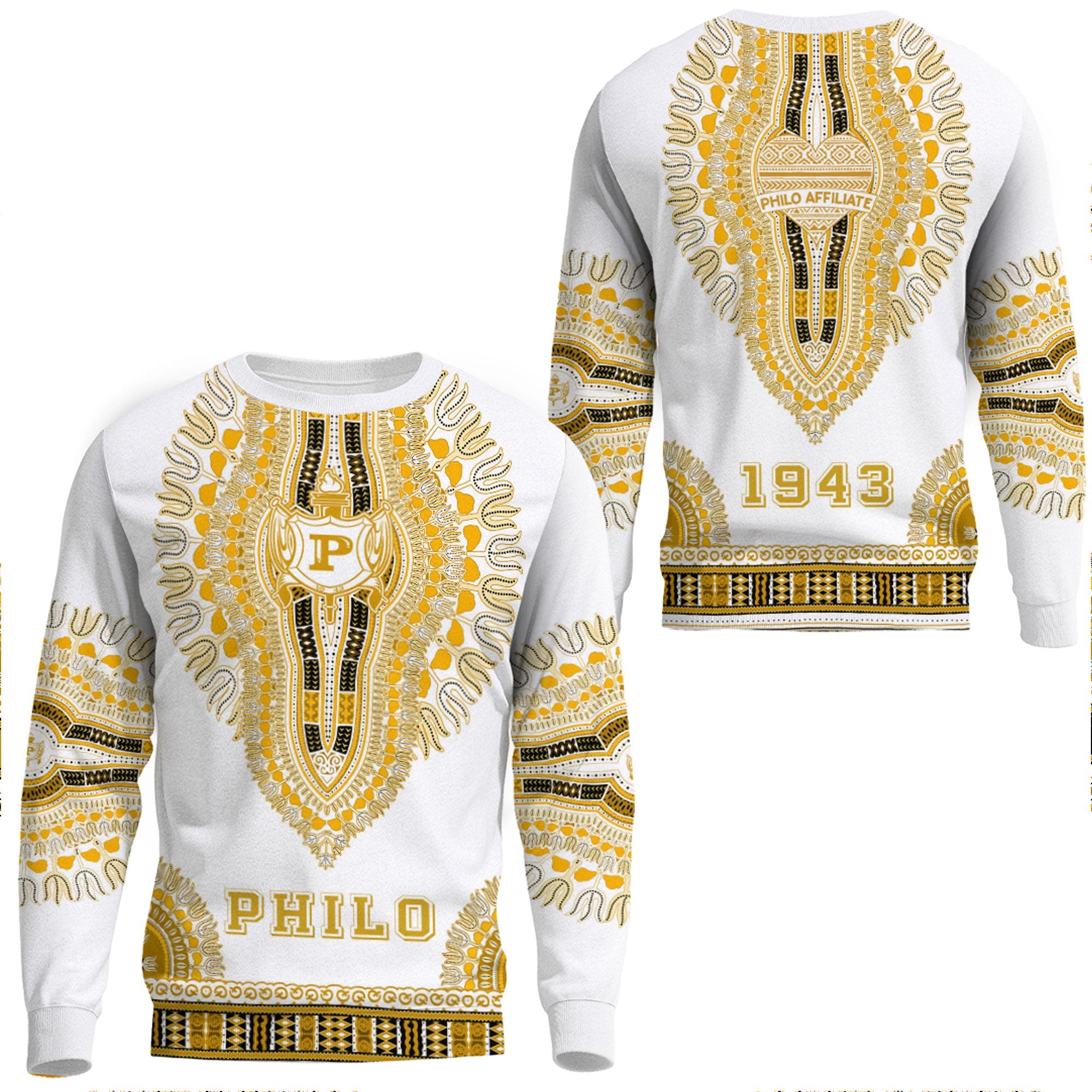 Sigma Gamma Rho Philo Affiliates Dashiki Sweatshirts