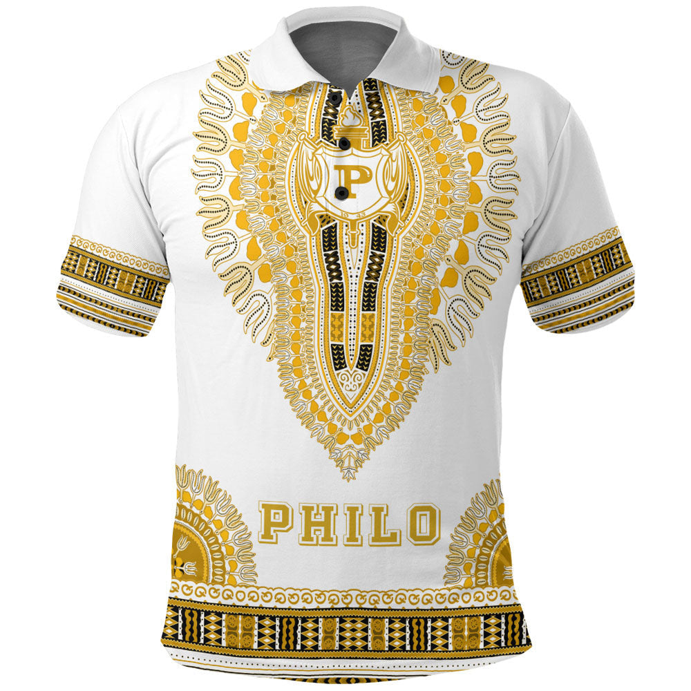 Sigma Gamma Rho Philo Affiliates Dashiki Polo Shirts