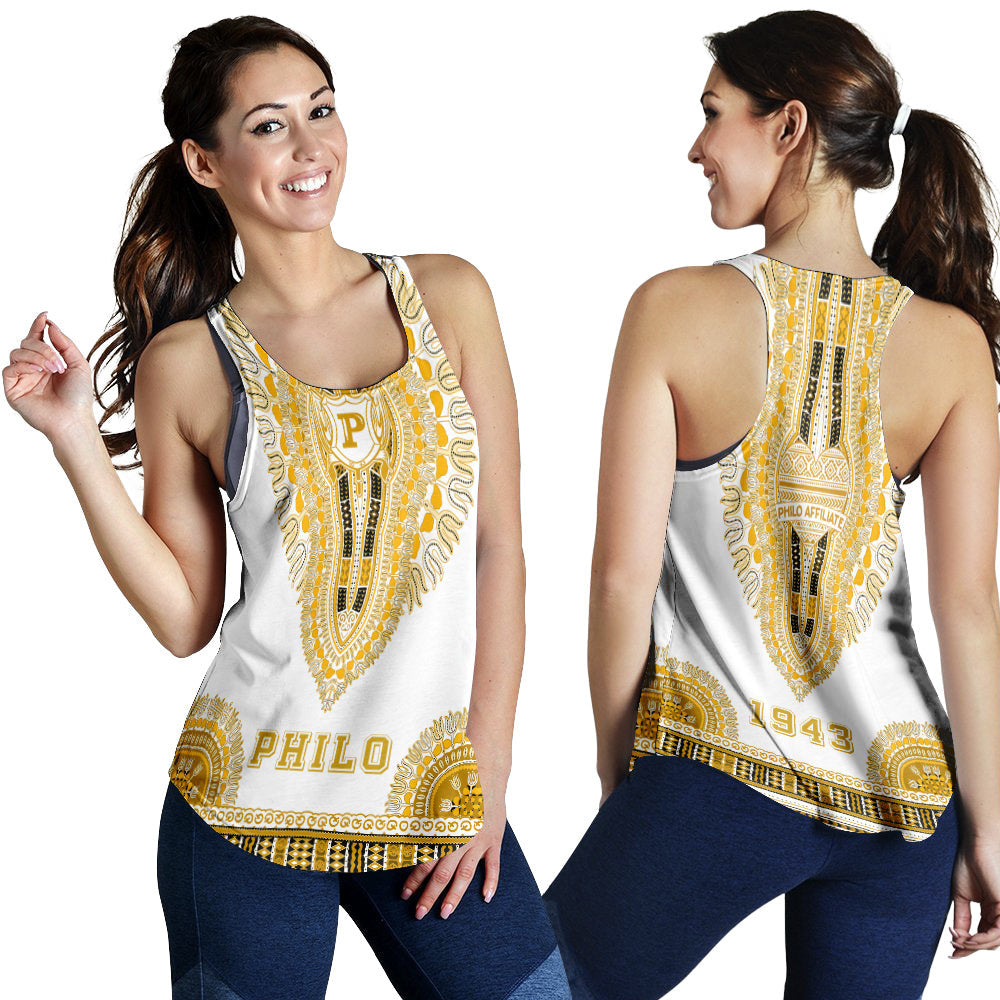 Sigma Gamma Rho Philo Affiliates Dashiki Racerback Tank