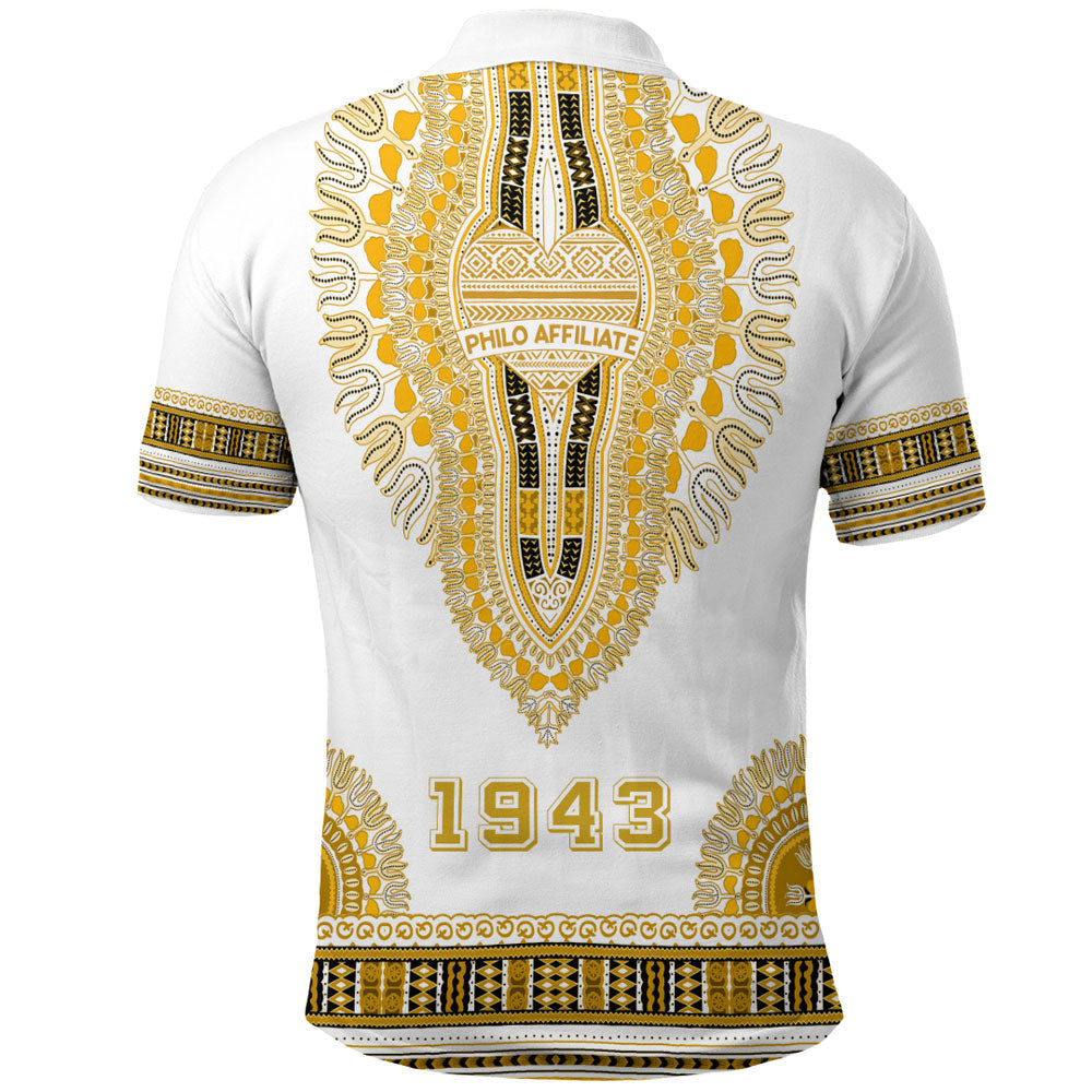 Sigma Gamma Rho Philo Affiliates Dashiki Polo Shirts