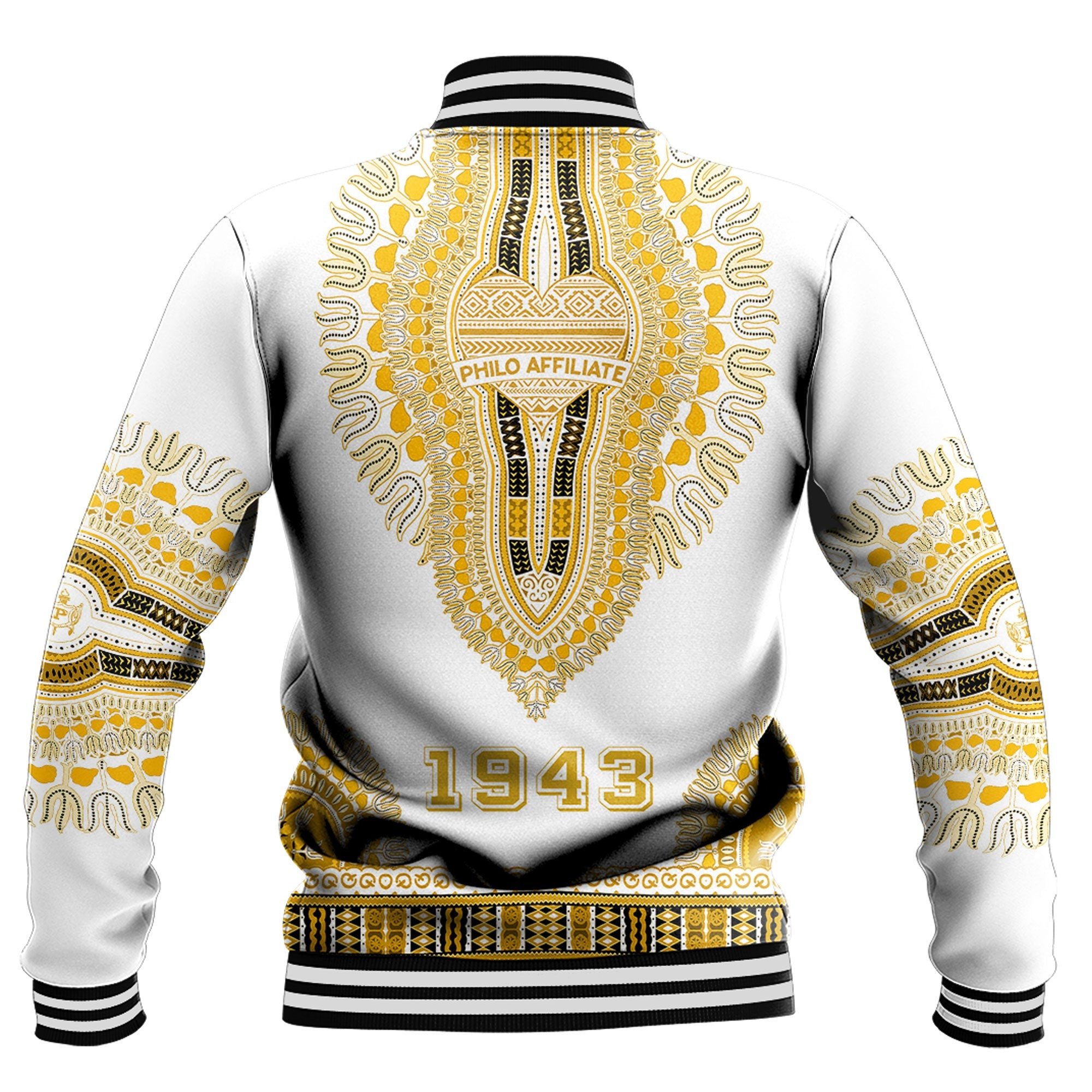 Sigma Gamma Rho Philo Affiliates Dashiki Baseball Jackets