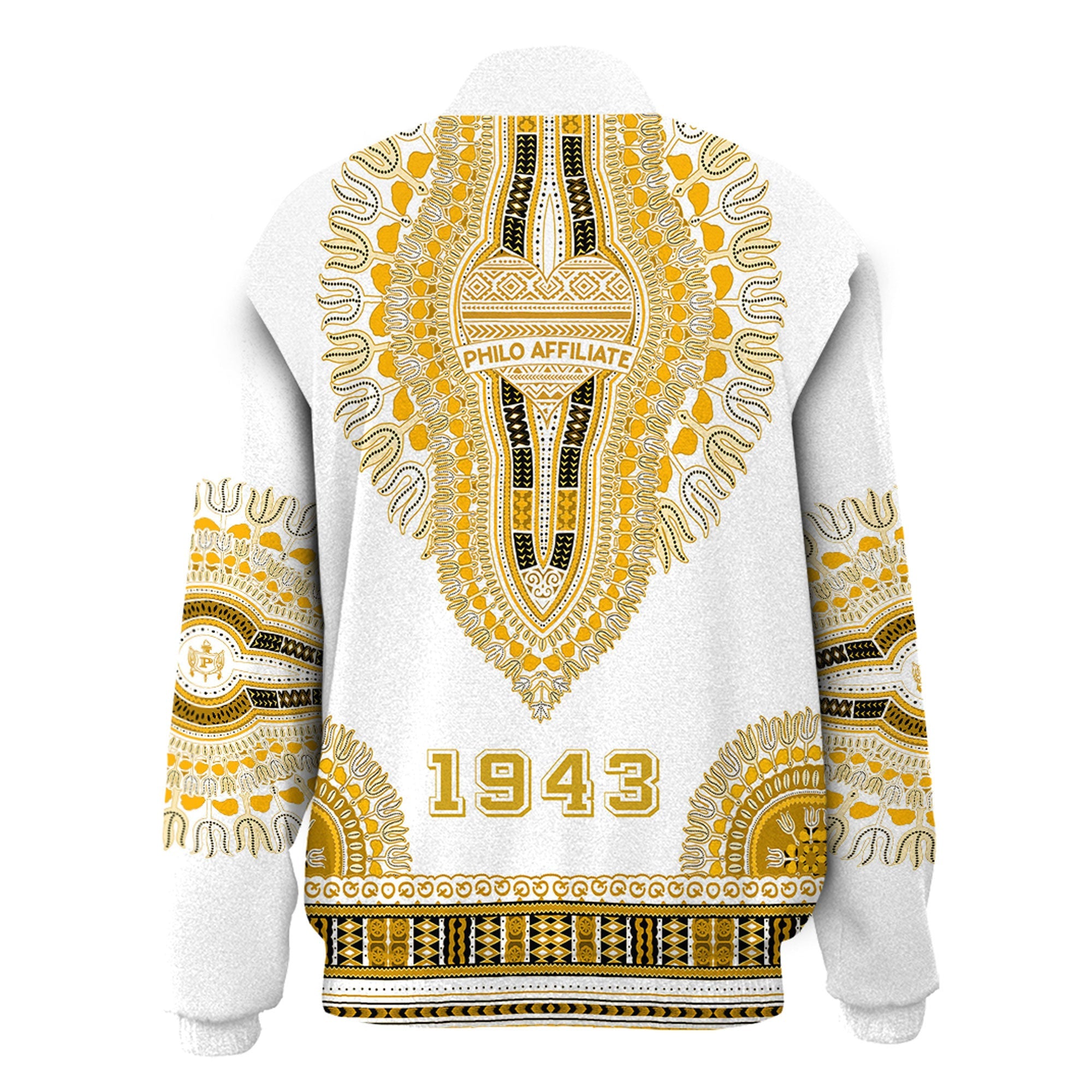 Sigma Gamma Rho Philo Affiliates Dashiki Thicken Stand-Collar Jacket