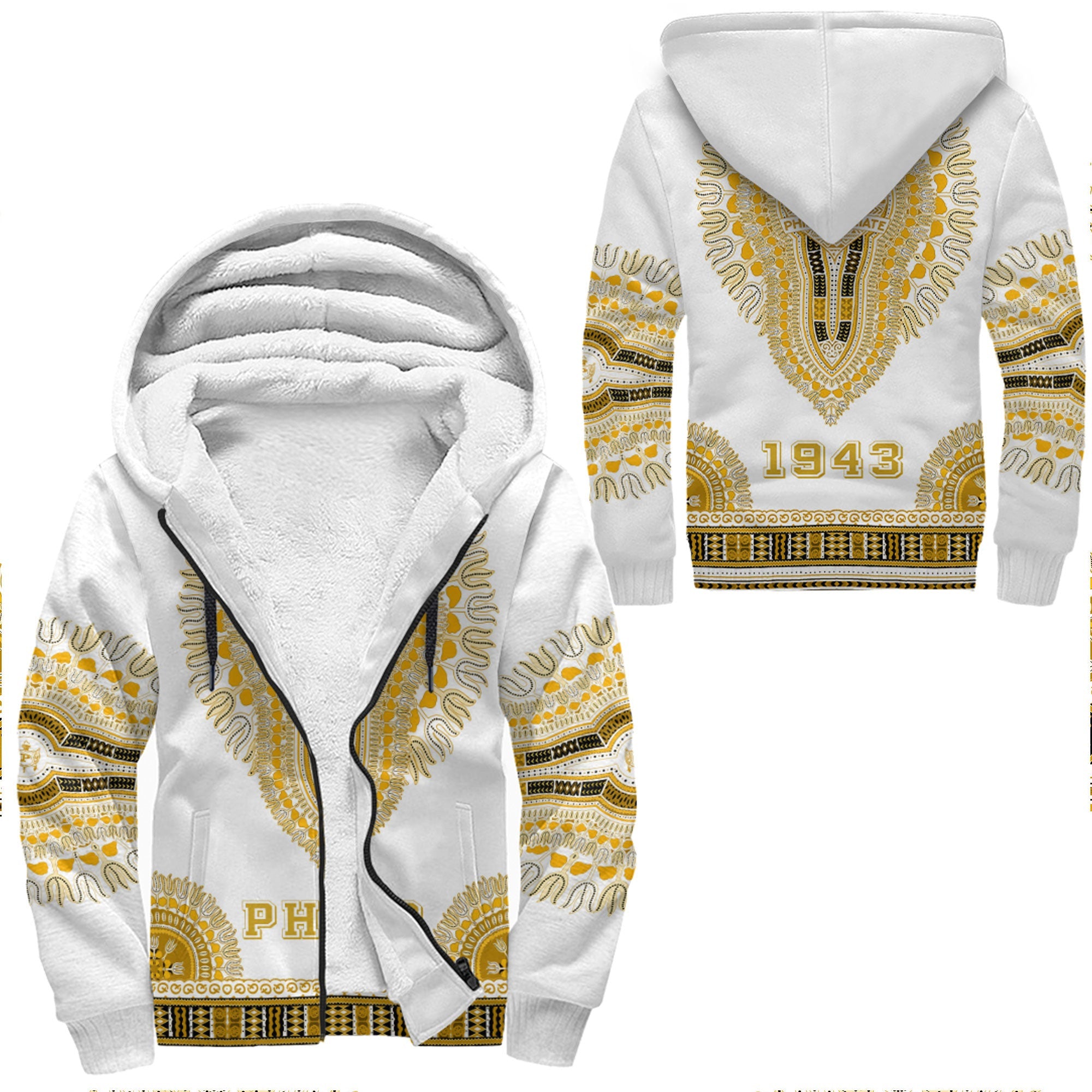 Sigma Gamma Rho Philo Affiliates Dashiki Sherpa Hoodies