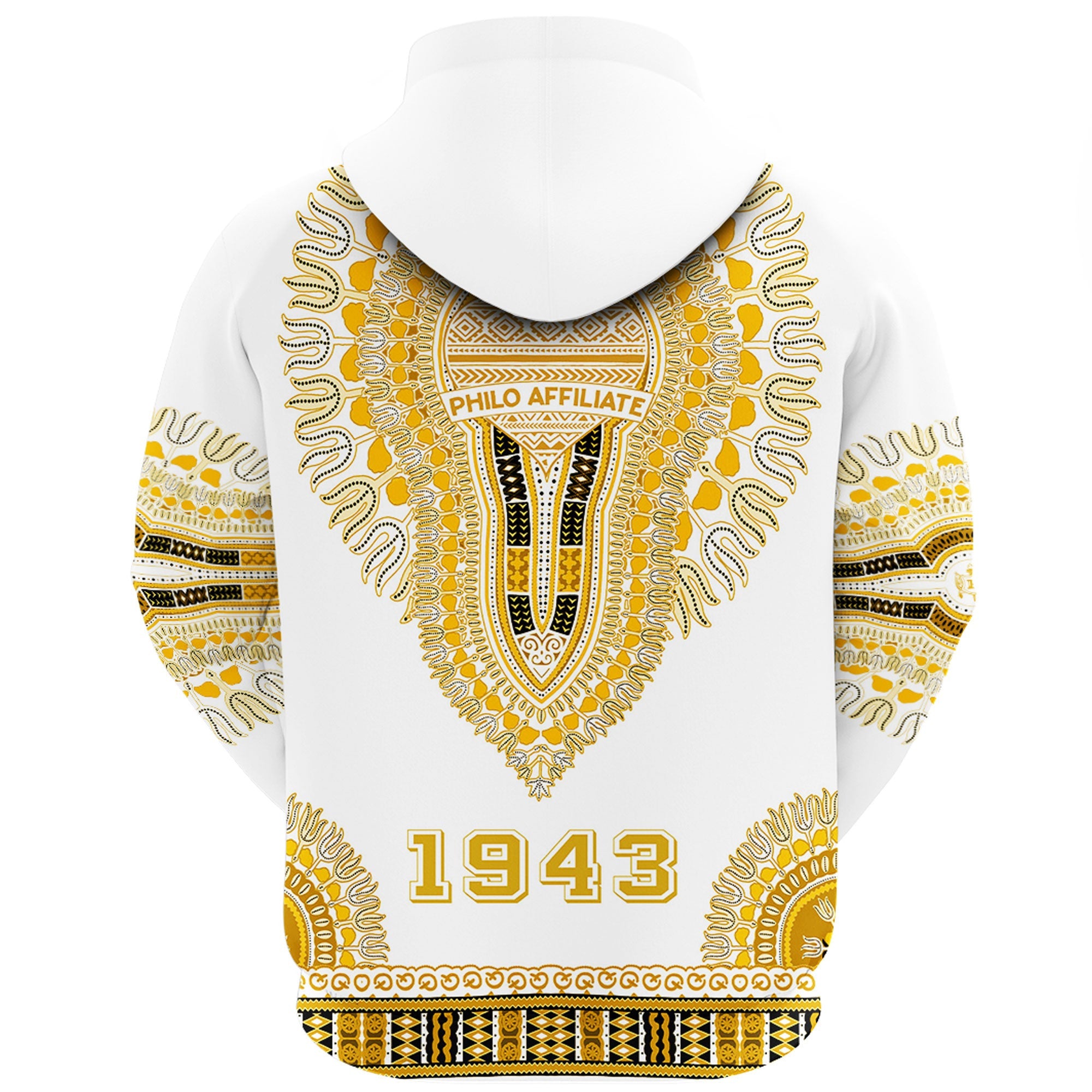 Sigma Gamma Rho Philo Affiliates Dashiki Hoodie Gaiter