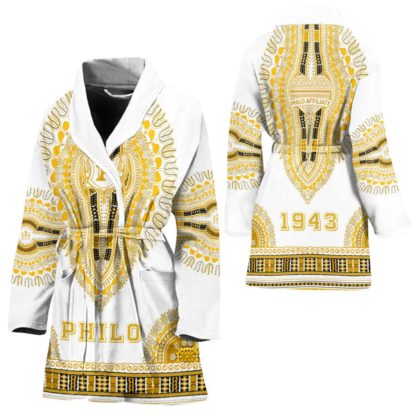 Sigma Gamma Rho Philo Affiliates Dashiki Bath Robe