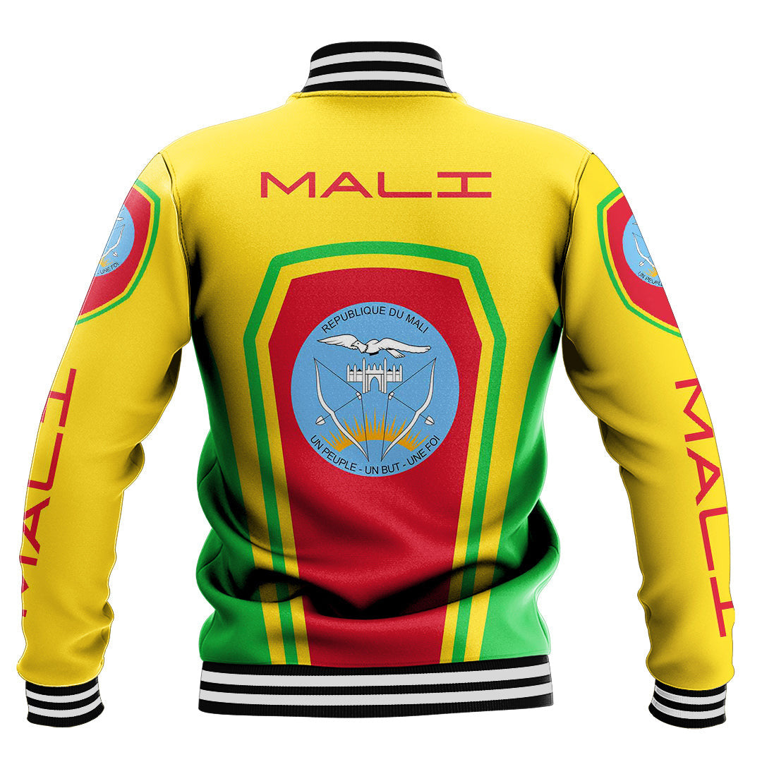 Africa Jacket - Mali Formula One Style Baseball Jacket