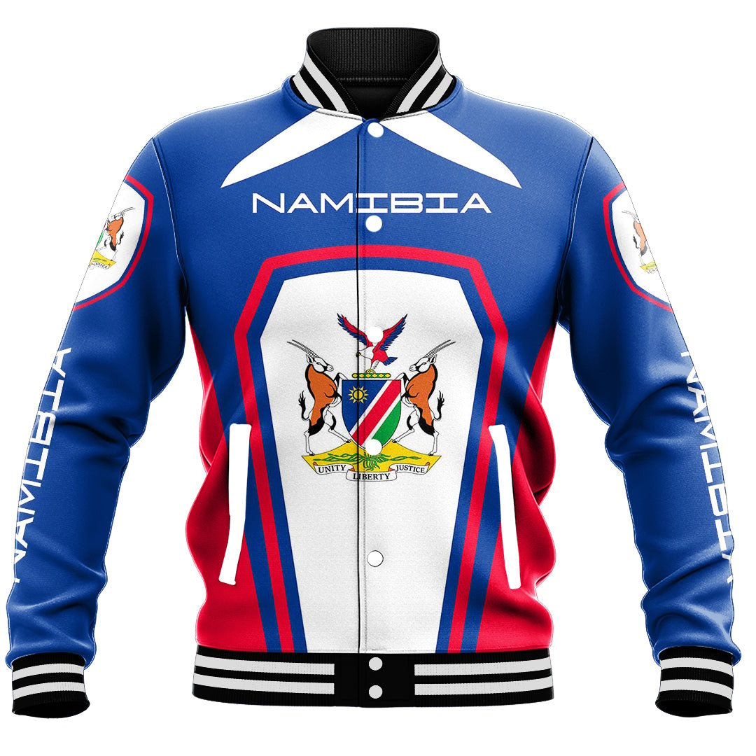 Africa Jacket - Namibia Formula One Style Baseball Jacket