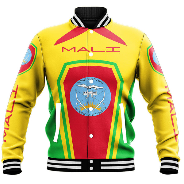 Africa Jacket - Mali Formula One Style Baseball Jacket