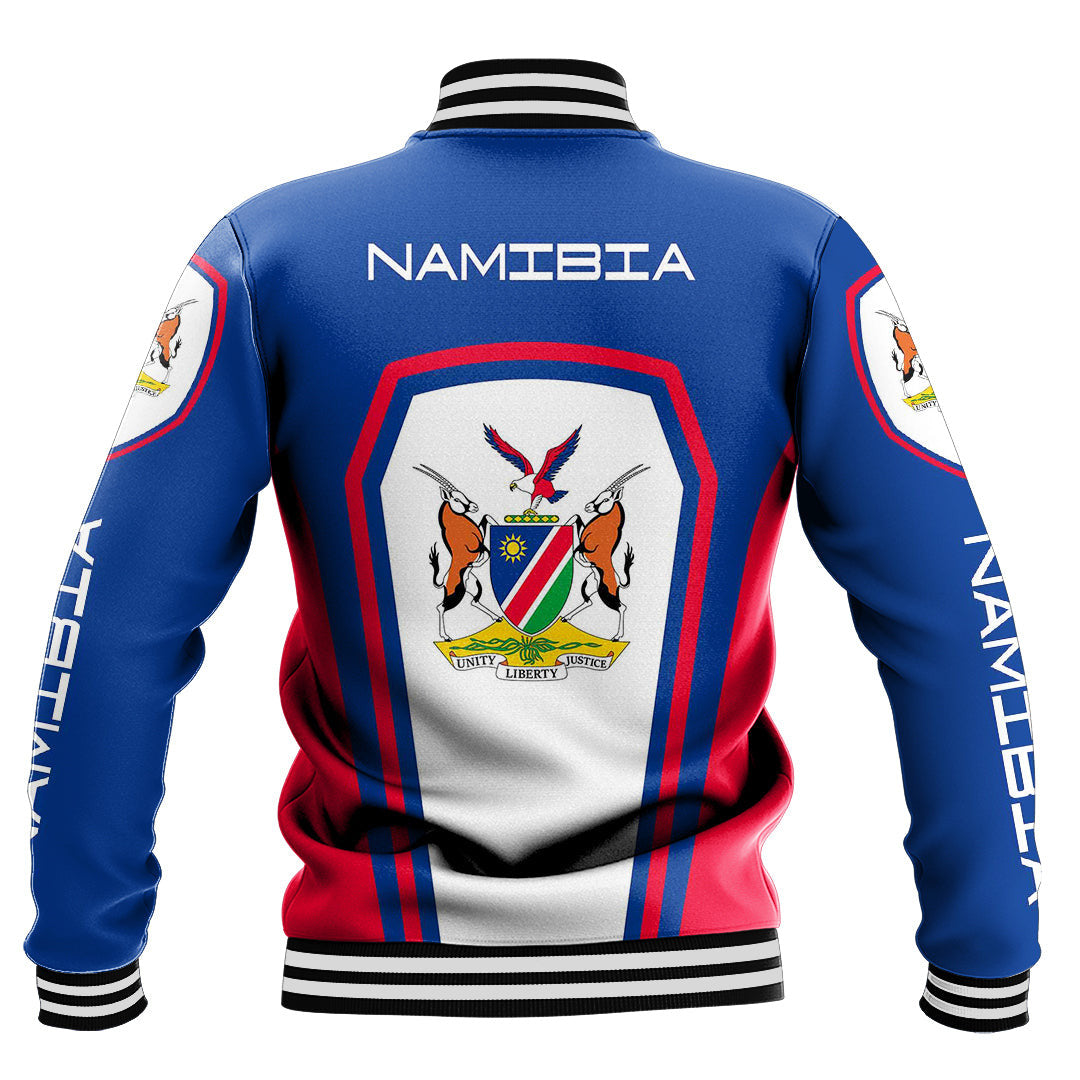 Africa Jacket - Namibia Formula One Style Baseball Jacket