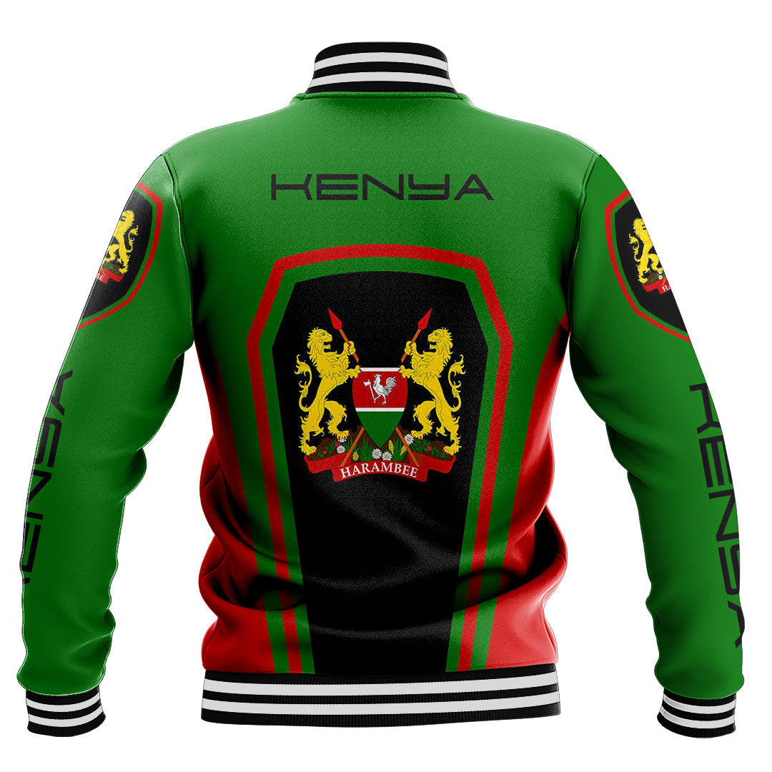 Africa Jacket - Kenya Formula One Style Baseball Jacket