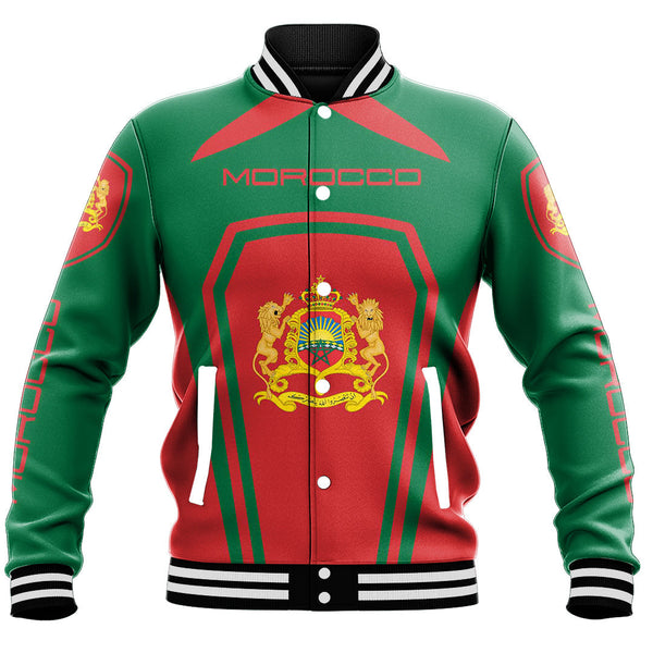 Africa Jacket - Morocco Formula One Style Baseball Jacket