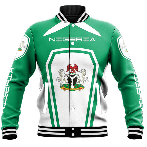 Africa Jacket - Nigeria Formula One Style Baseball Jacket