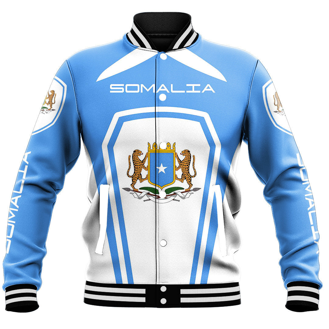 Africa Jacket - Somalia Formula One Style Baseball Jacket