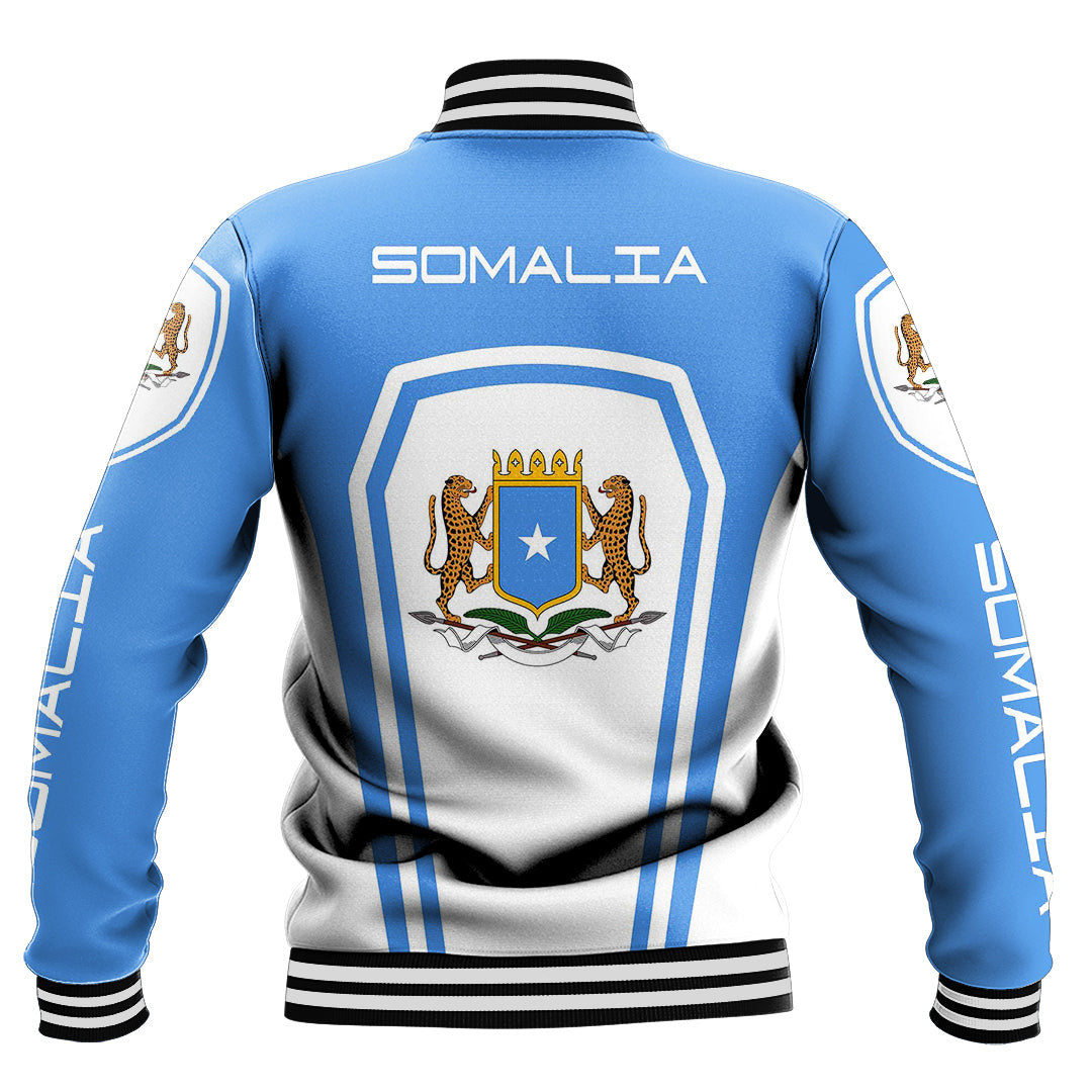 Africa Jacket - Somalia Formula One Style Baseball Jacket