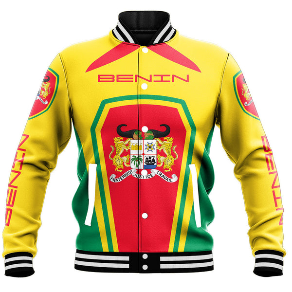 Africa Jacket - Benin Formula One Style Baseball Jacket