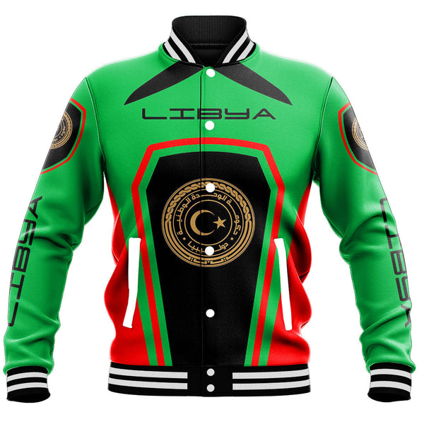 Africa Jacket - Libya Formula One Style Baseball Jacket