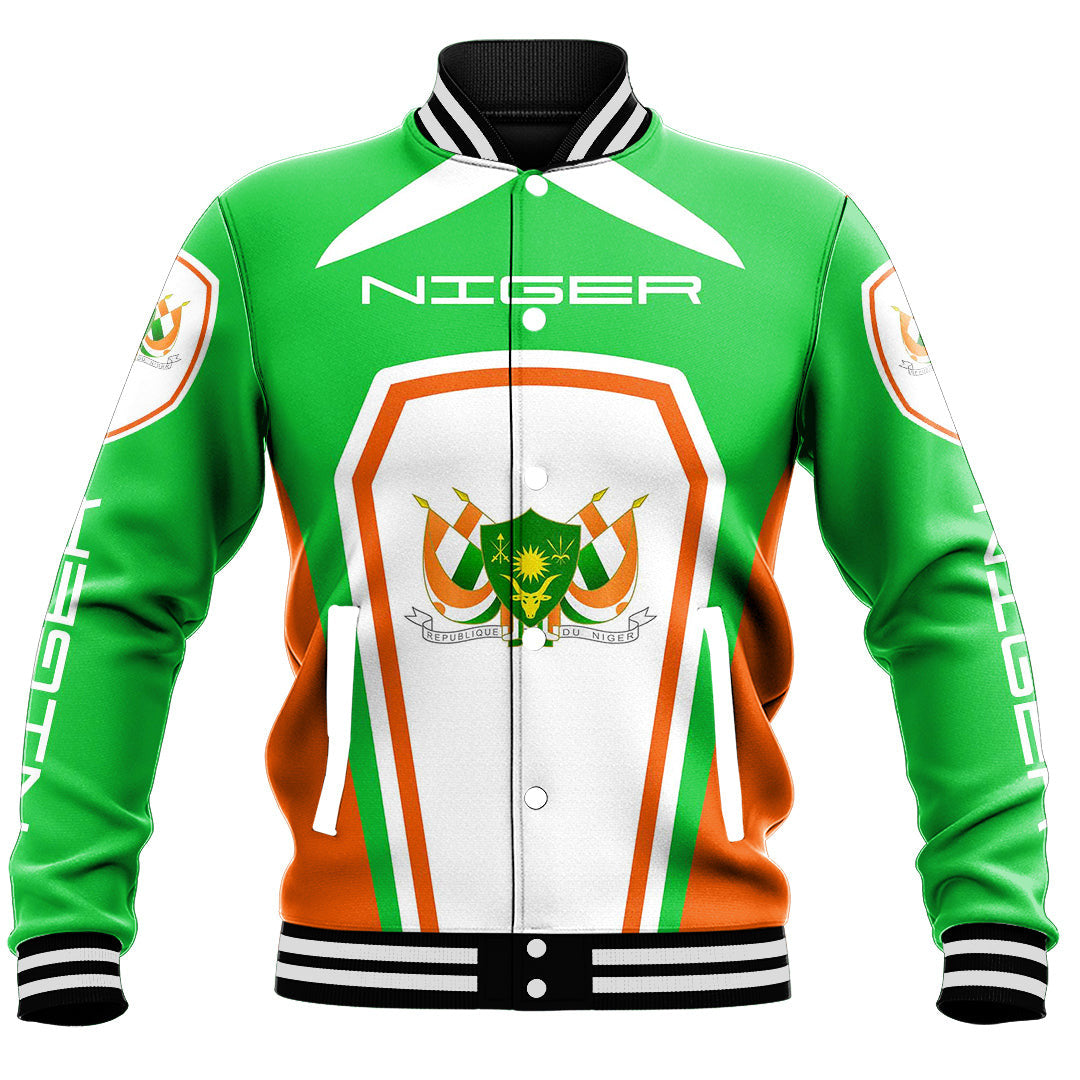 Africa Jacket - Niger Formula One Style Baseball Jacket