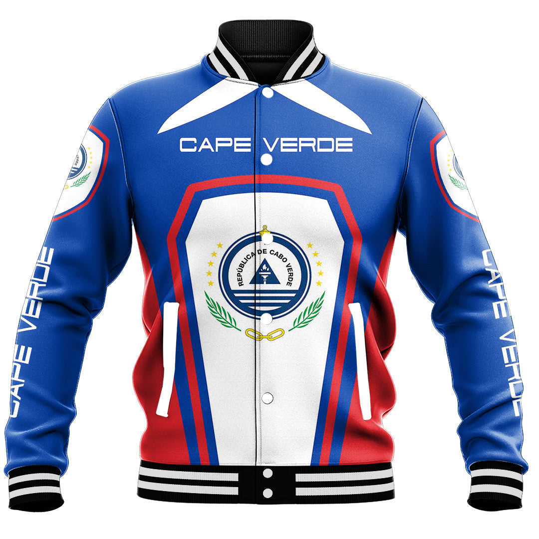 Africa Jacket - Cape Verde Formula One Style Baseball Jacket