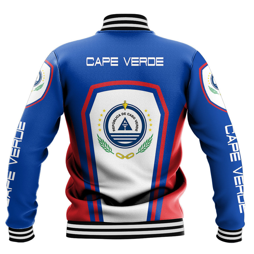 Africa Jacket - Cape Verde Formula One Style Baseball Jacket