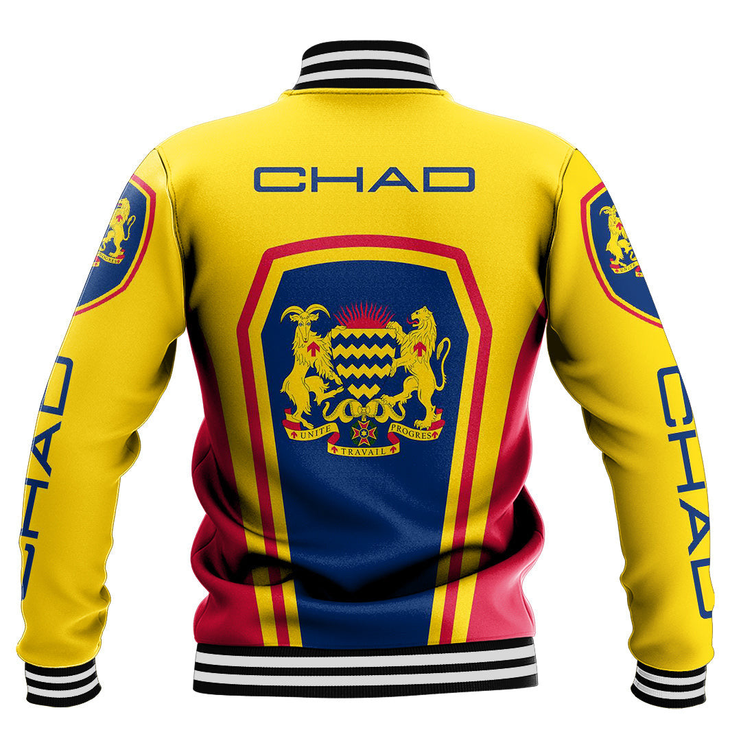 Africa Jacket - Chad Formula One Style Baseball Jacket