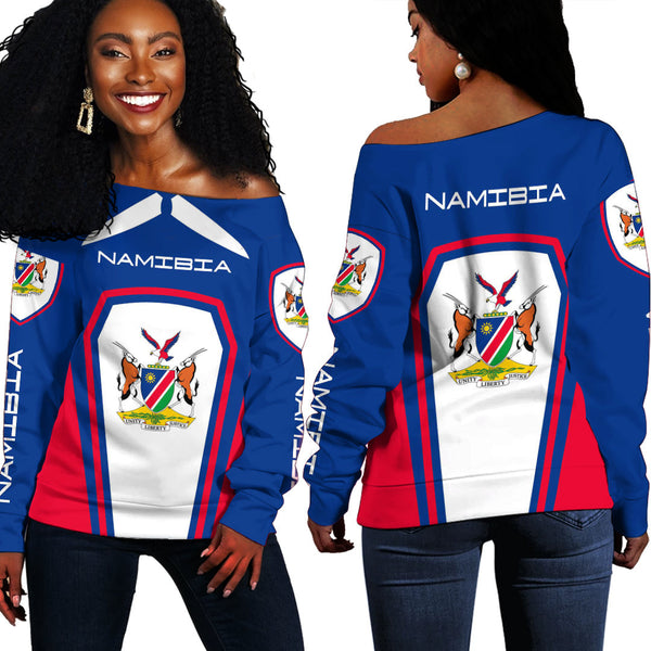 Namibia Women's Off Shoulder Sweatshirts