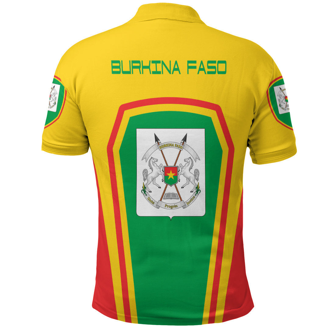 Burkina Faso Formula One polo Shirt