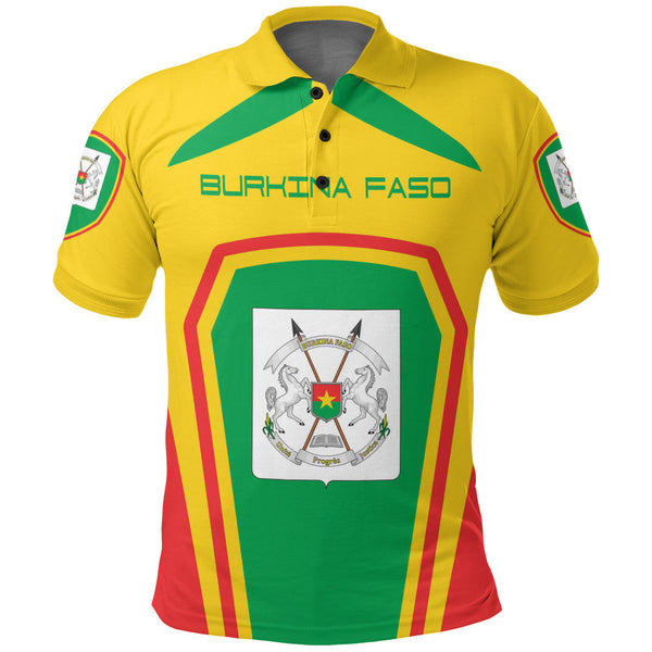 Burkina Faso Formula One polo Shirt