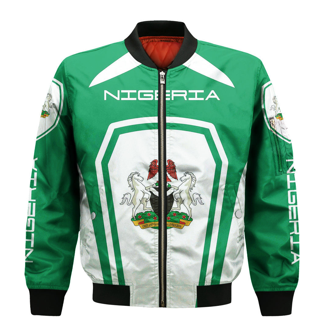 Nigeria Formula One Zip Bomber jacket