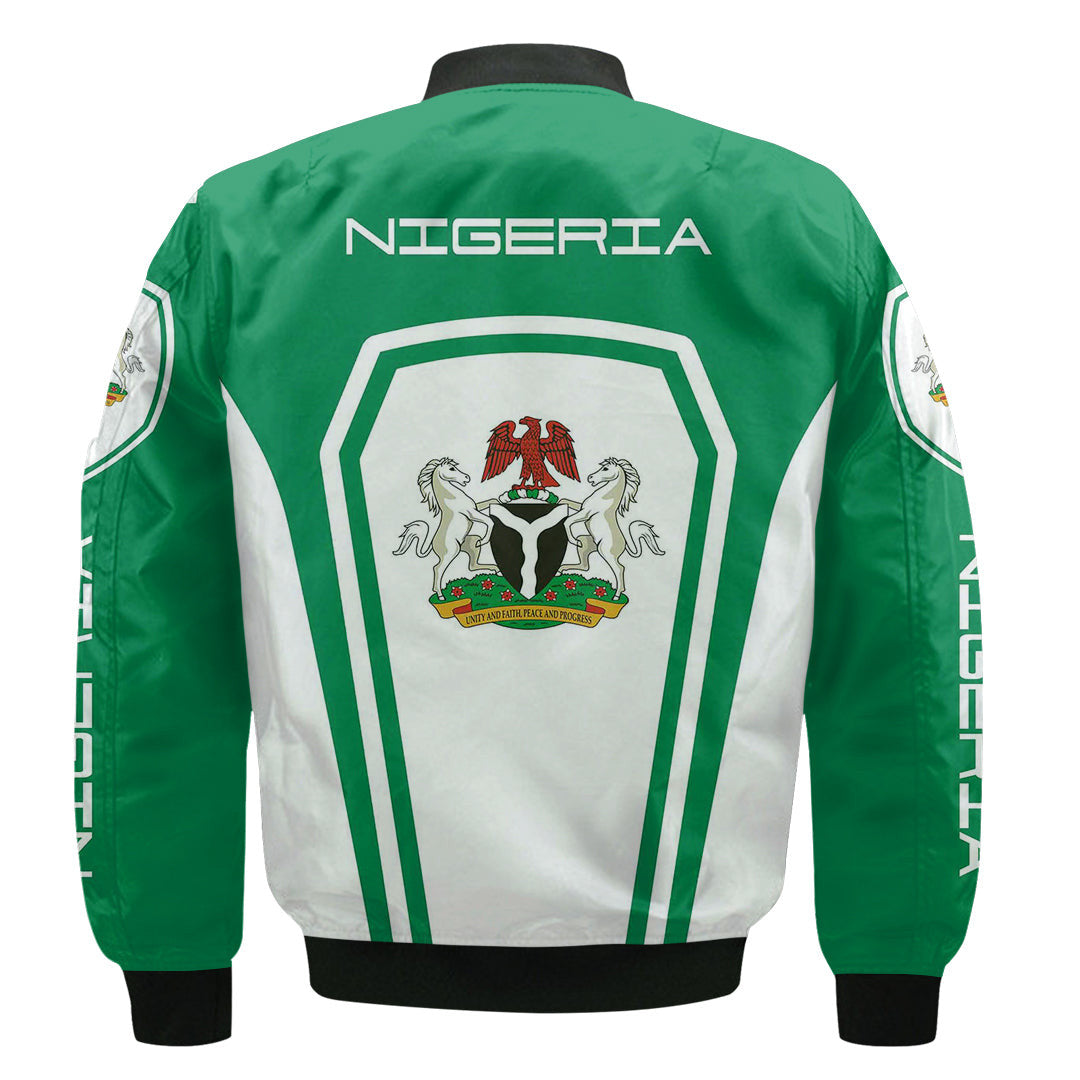 Nigeria Formula One Zip Bomber jacket