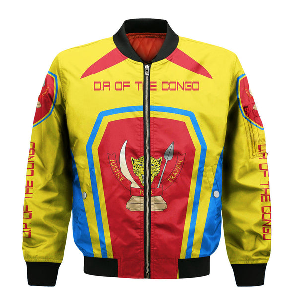 Democratic Republic of the Congo Formula One Zip Bomber jacket